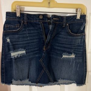 Wax Dream Denim Skirt